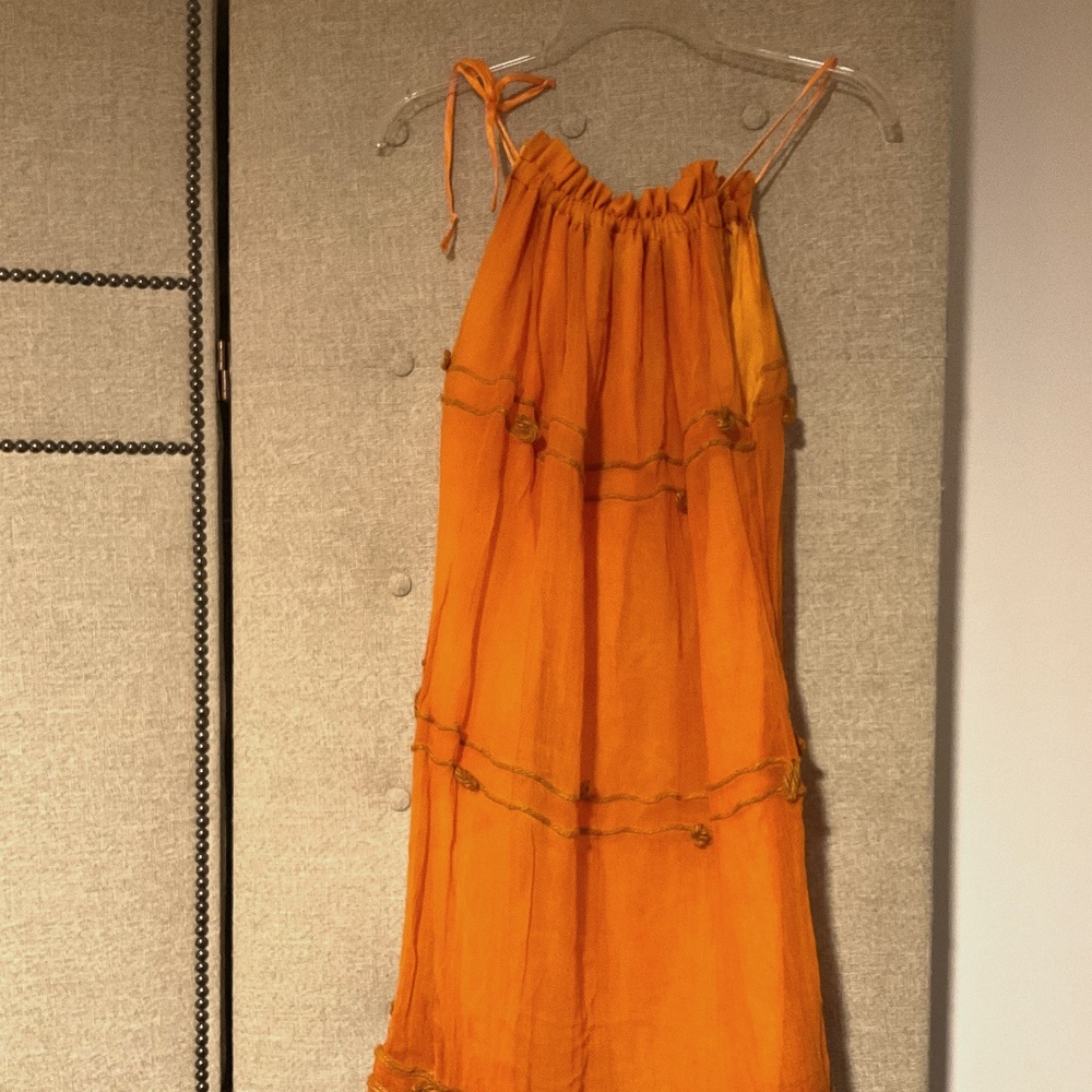 Orange cult Gaia esq dress